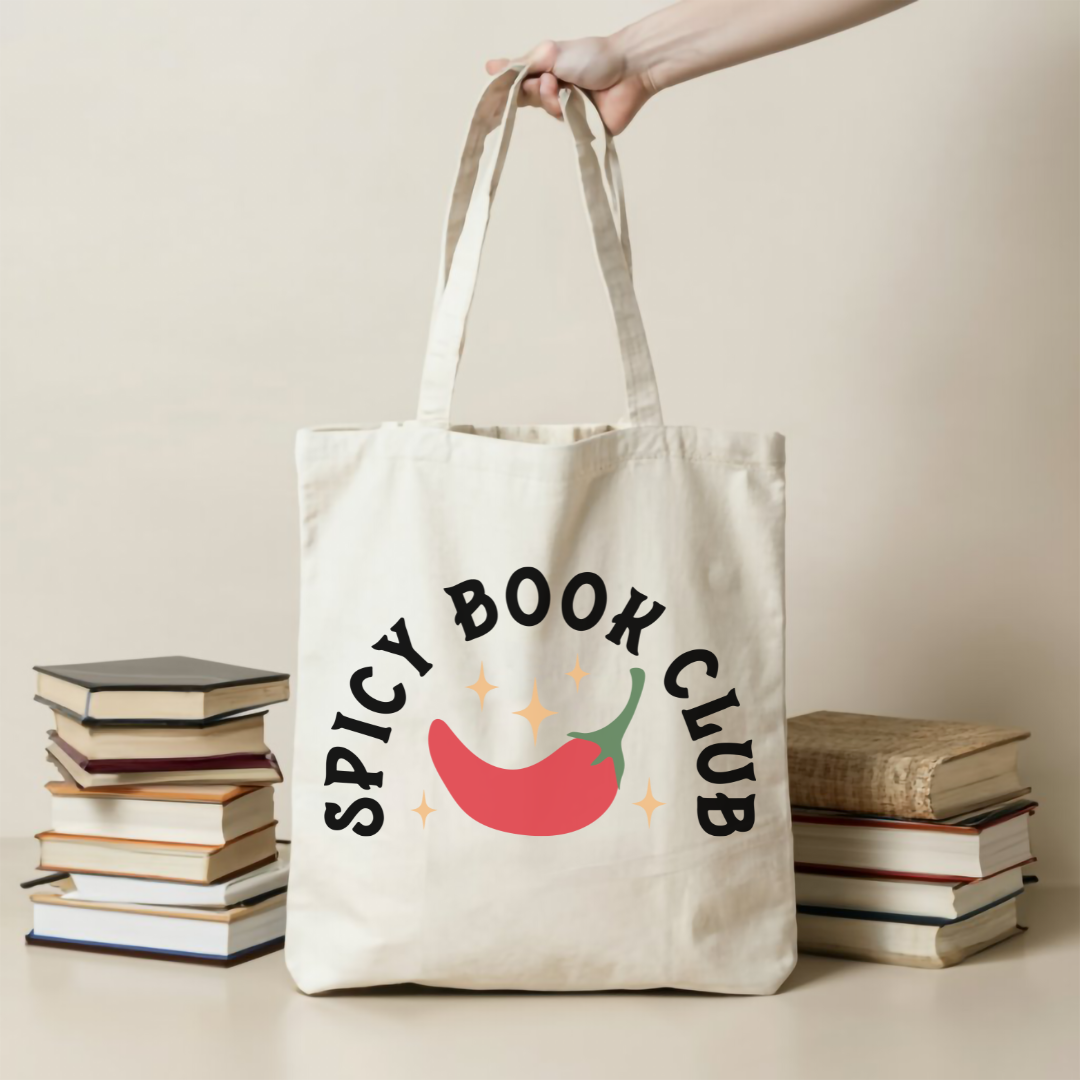 Spicy Book Club Reader Smut Book Lover Tote Bag