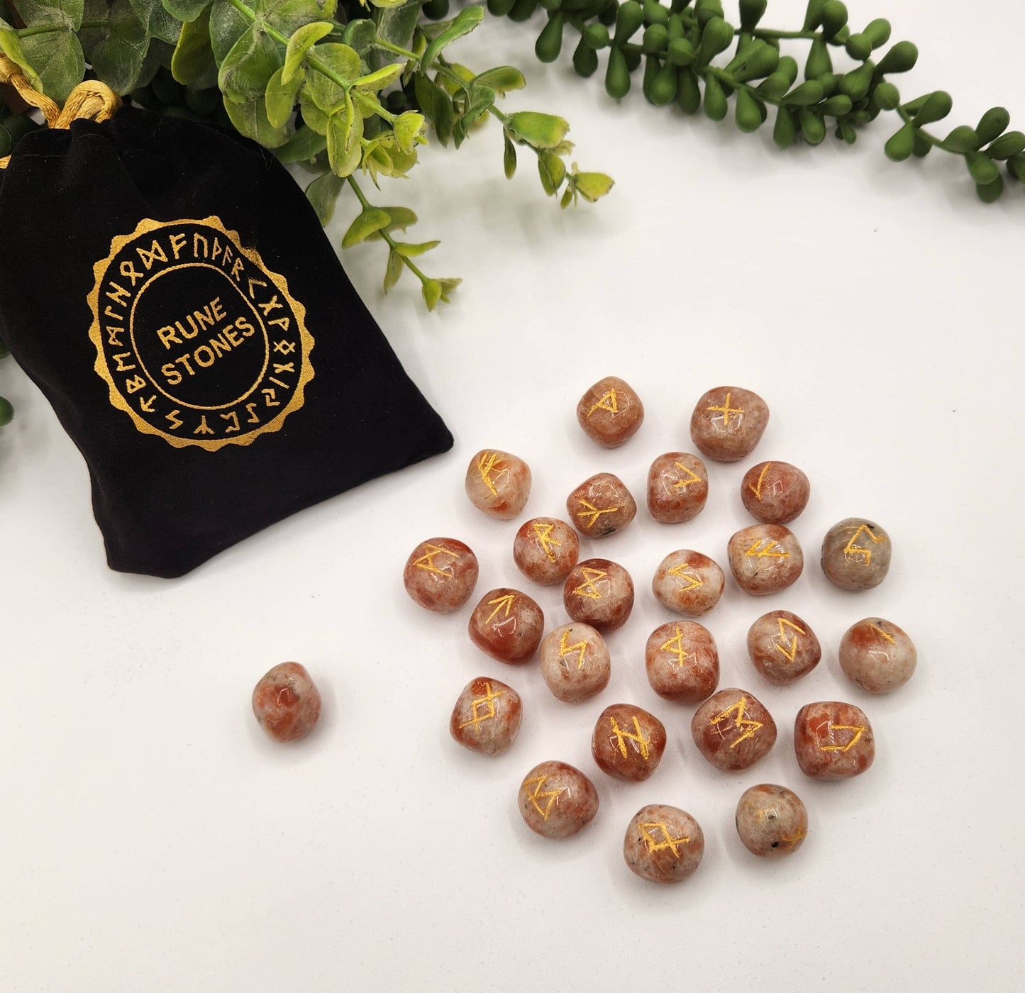 Sunstone Gemstone Rune Sets