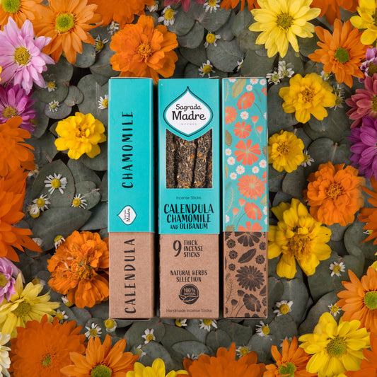 Flowers & Herbs Incense - Calendula & Chamomile