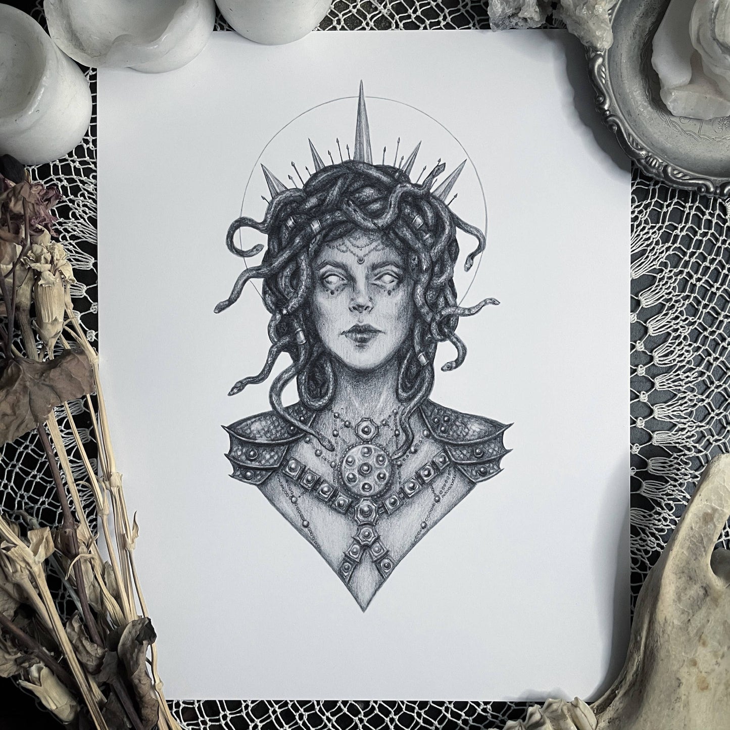 Medusa Fine Art Print - Gorgan - Greek Mythology